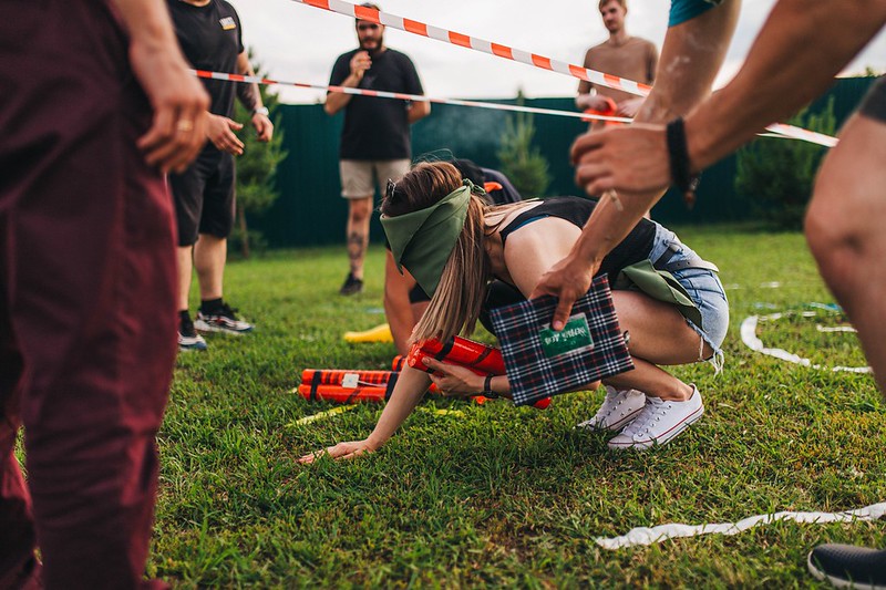 Тимбилдинг на свежем воздухе в Grodno ко Дню строителя
