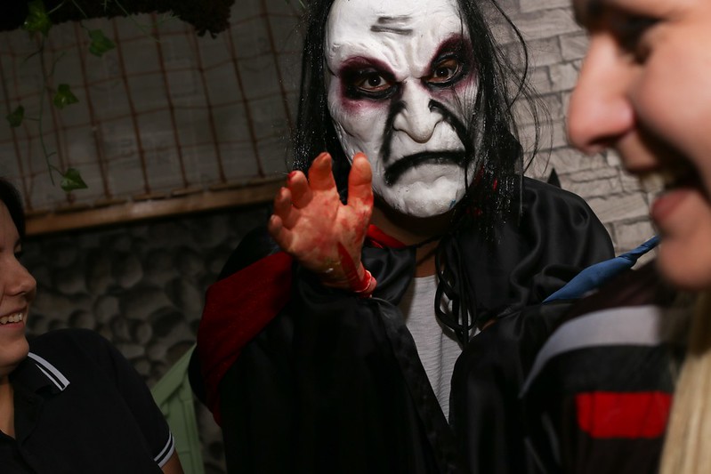 Тыквенные фонари и декорации для квеста на Хэллоуин в Grodno