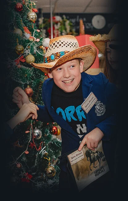 Новый год в школе в Гродно.